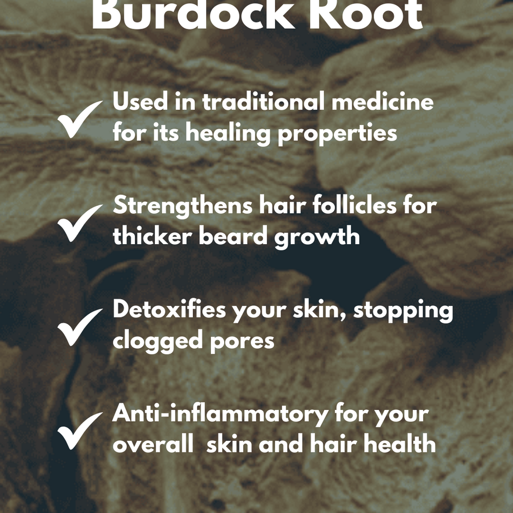 burdock root extract face cleanser